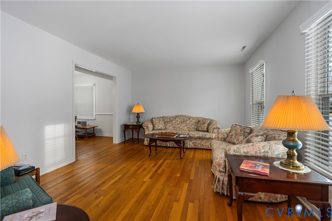 351 Walton Park Road Midlothian, VA 23114 - Photo 22 of 29 Living area featuring hardwood / wood-style floors