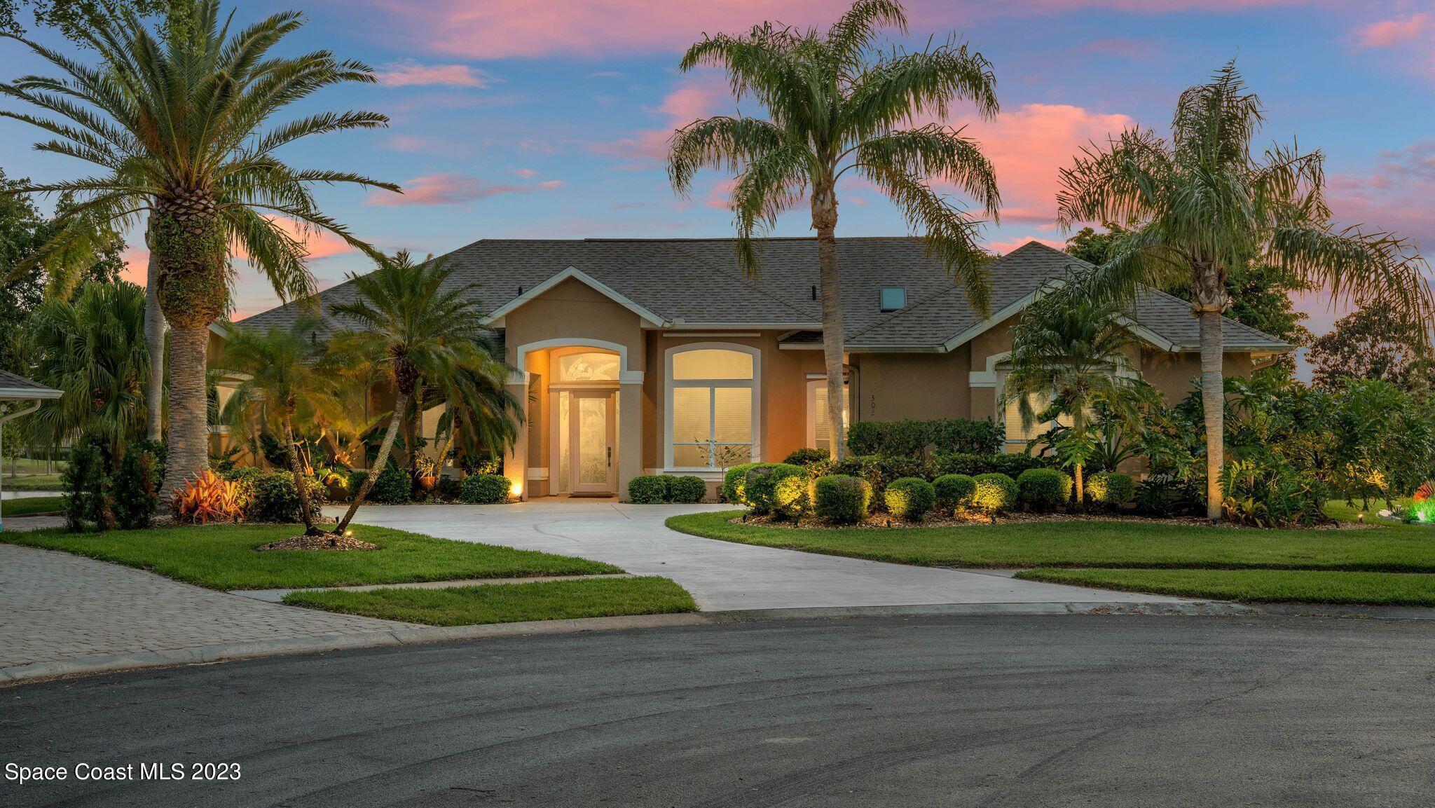 302 Sandhurst Drive Melbourne, FL 32940 - Photo 56 of 69 Twilight