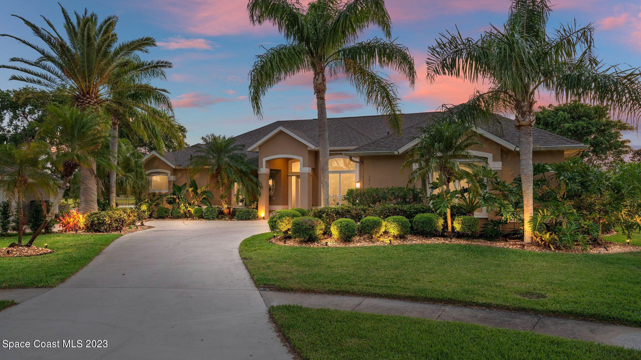 302 Sandhurst Drive Melbourne, FL 32940 - Photo 57 of 69 Twilight