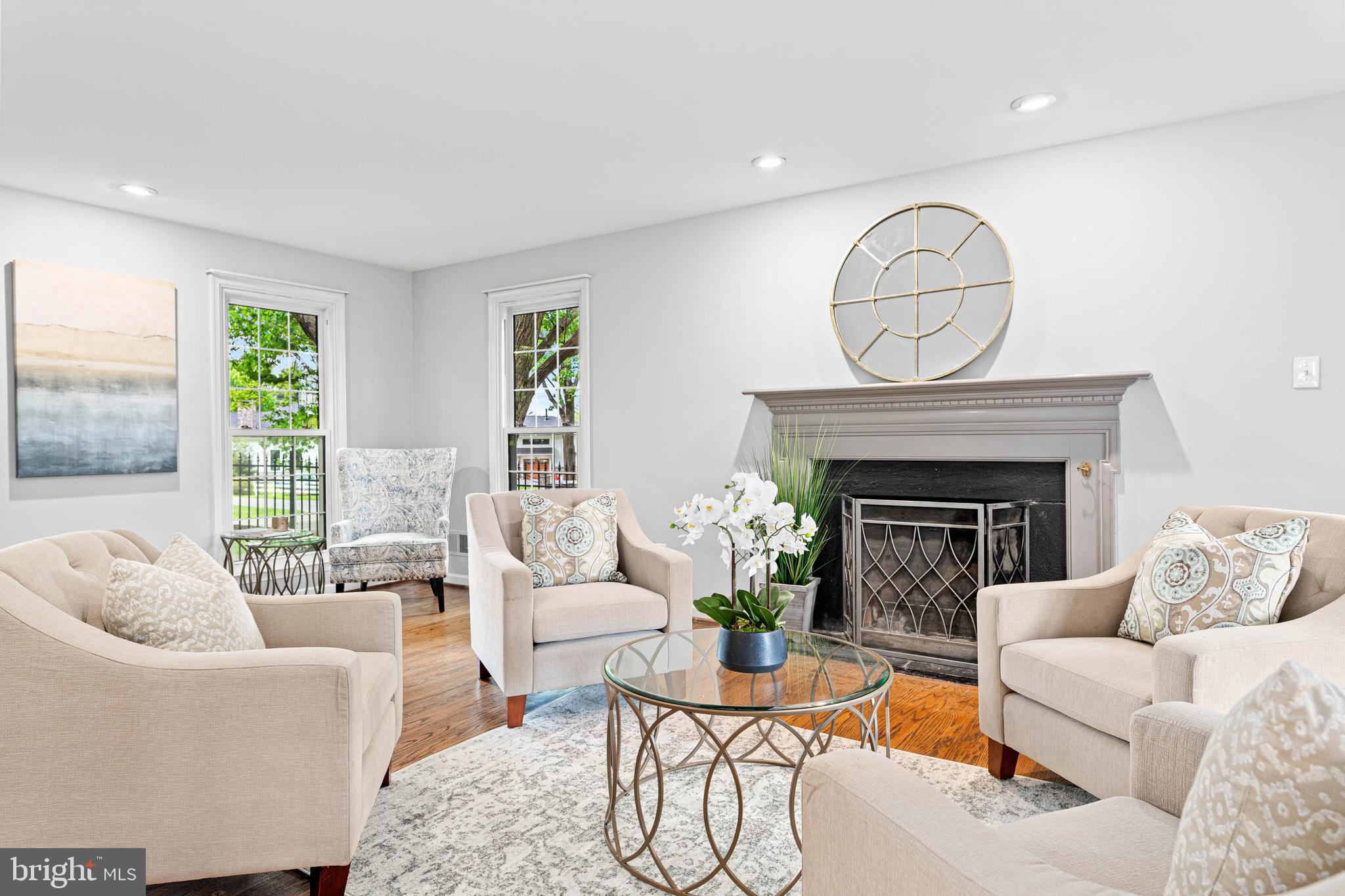 533 Gulph Road Wayne, PA 19087 - Photo 15 of 43 a living room with furniture and a fireplace