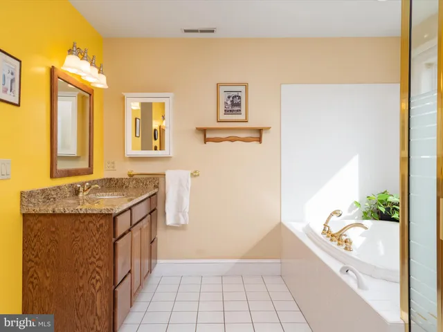 a view of a lake and a yard