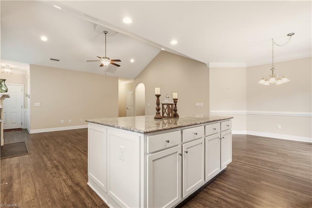 5624 Marblehead Drive Colfax, NC 27235 - Photo 12 of 36 Island looking to great room