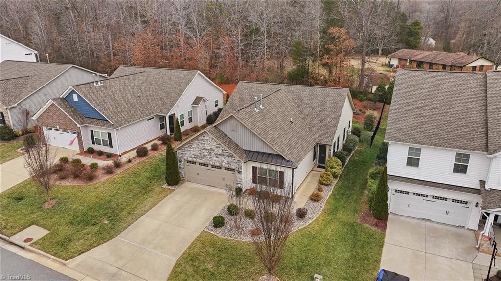5624 Marblehead Drive Colfax, NC 27235 - Photo 2 of 36 Drone view of home