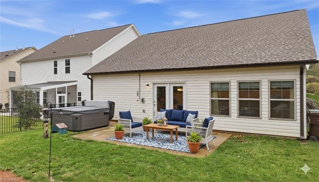 5624 Marblehead Drive Colfax, NC 27235 - Photo 31 of 36 Virtual staged patio - see where hot tub can go.
