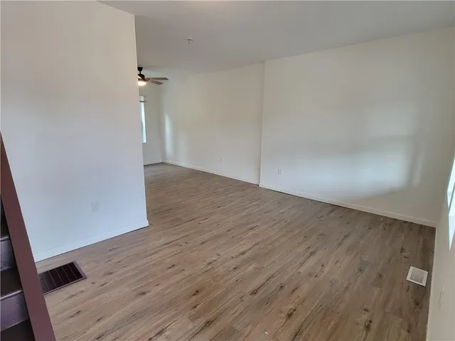 wooden floor in an empty room