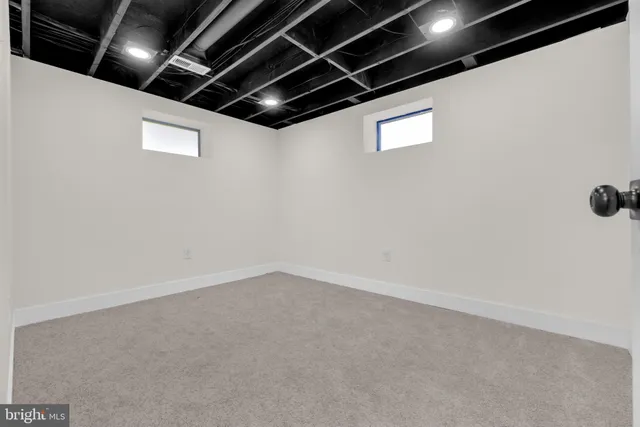 a view of an empty room