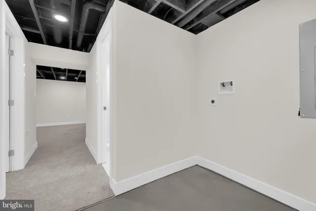 a view of a storage & utility room