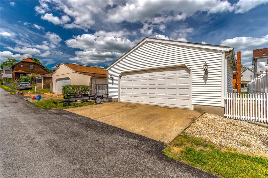 410 Ohio Avenue Rochester, PA 15074 - Photo 21 of 23 Double Car Garage.