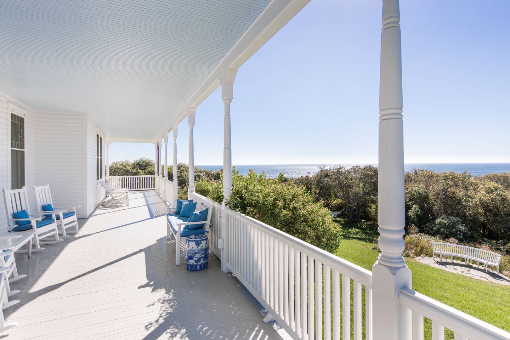 176 Deforest Road Montauk, NY 11954 - Photo 22 of 37 a view of balcony with couch