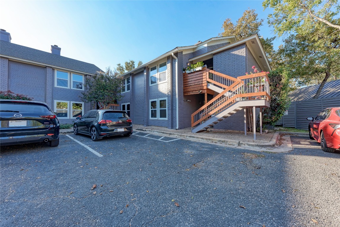 2106 Nickerson Street, Unit 203 Austin, TX 78704 - Photo 26 of 38 a view of a car park in front of house