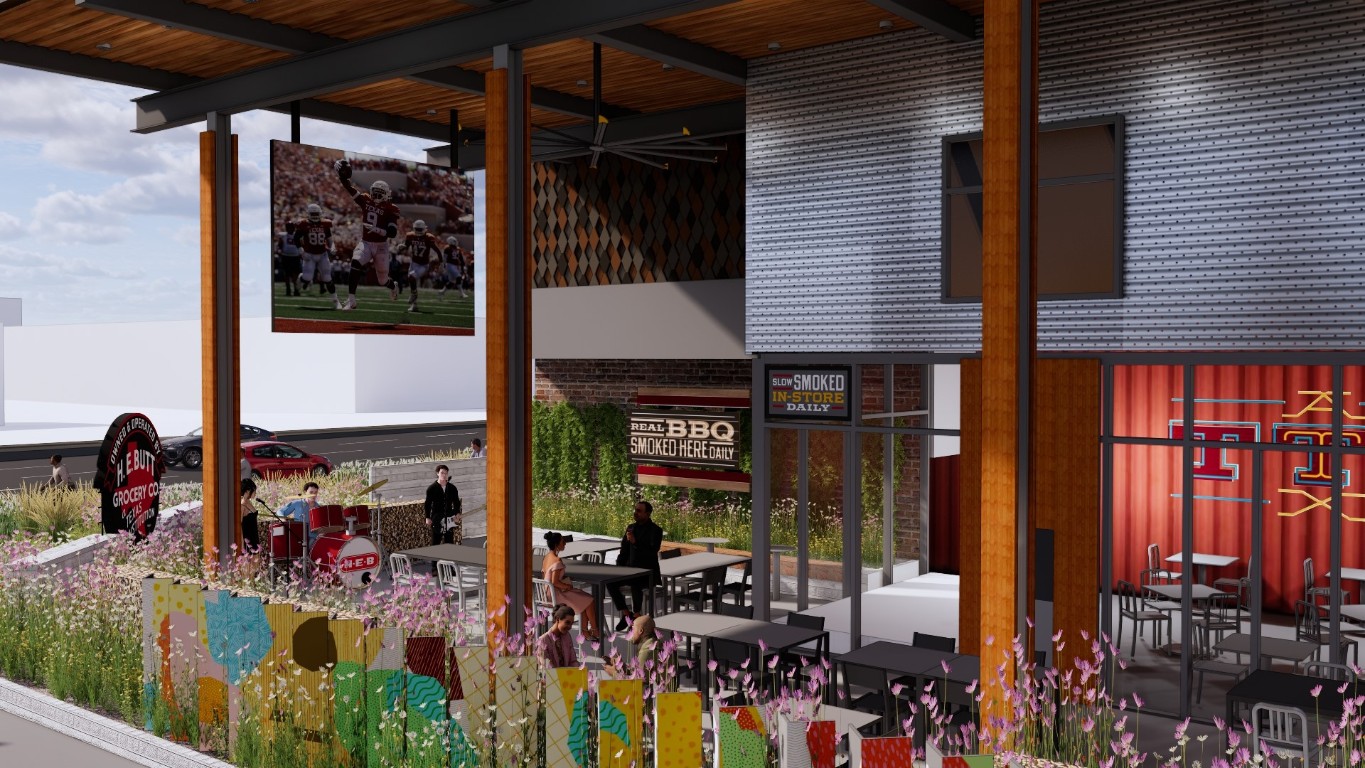 2106 Nickerson Street, Unit 203 Austin, TX 78704 - Photo 35 of 38 a view of a cafe with sitting area