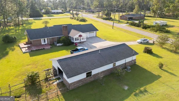 swimming pool with chairs