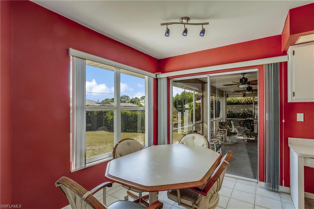 17509 Allentown Road Fort Myers, FL 33967 - Photo 8 of 20 a dining room with furniture window and outside view