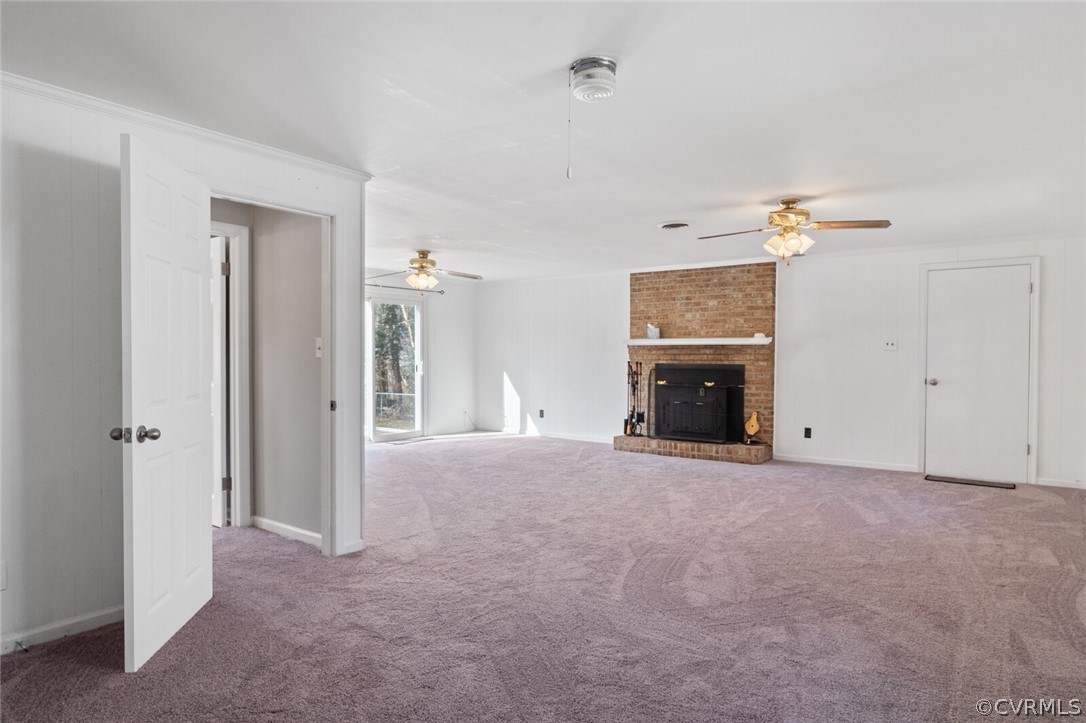 4541 Crossgate Road Chester, VA 23831 - Photo 20 of 47 a view of an empty room with a fireplace