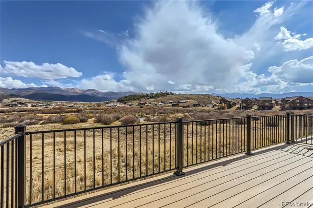 a view of balcony with furniture