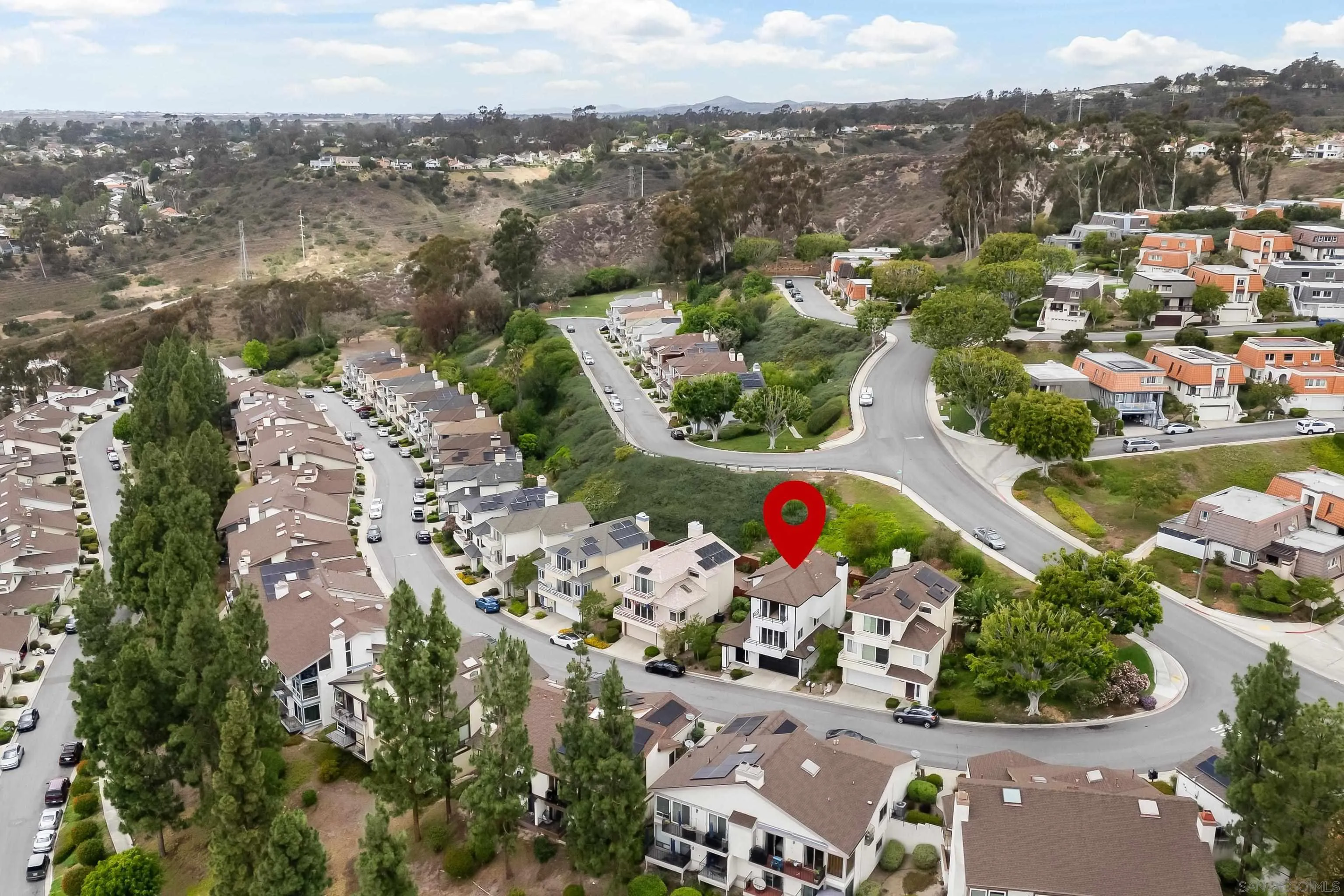 11478 Madera Rosa Way San Diego, CA 92124 - Photo 43 of 54 an aerial view of residential houses with outdoor space