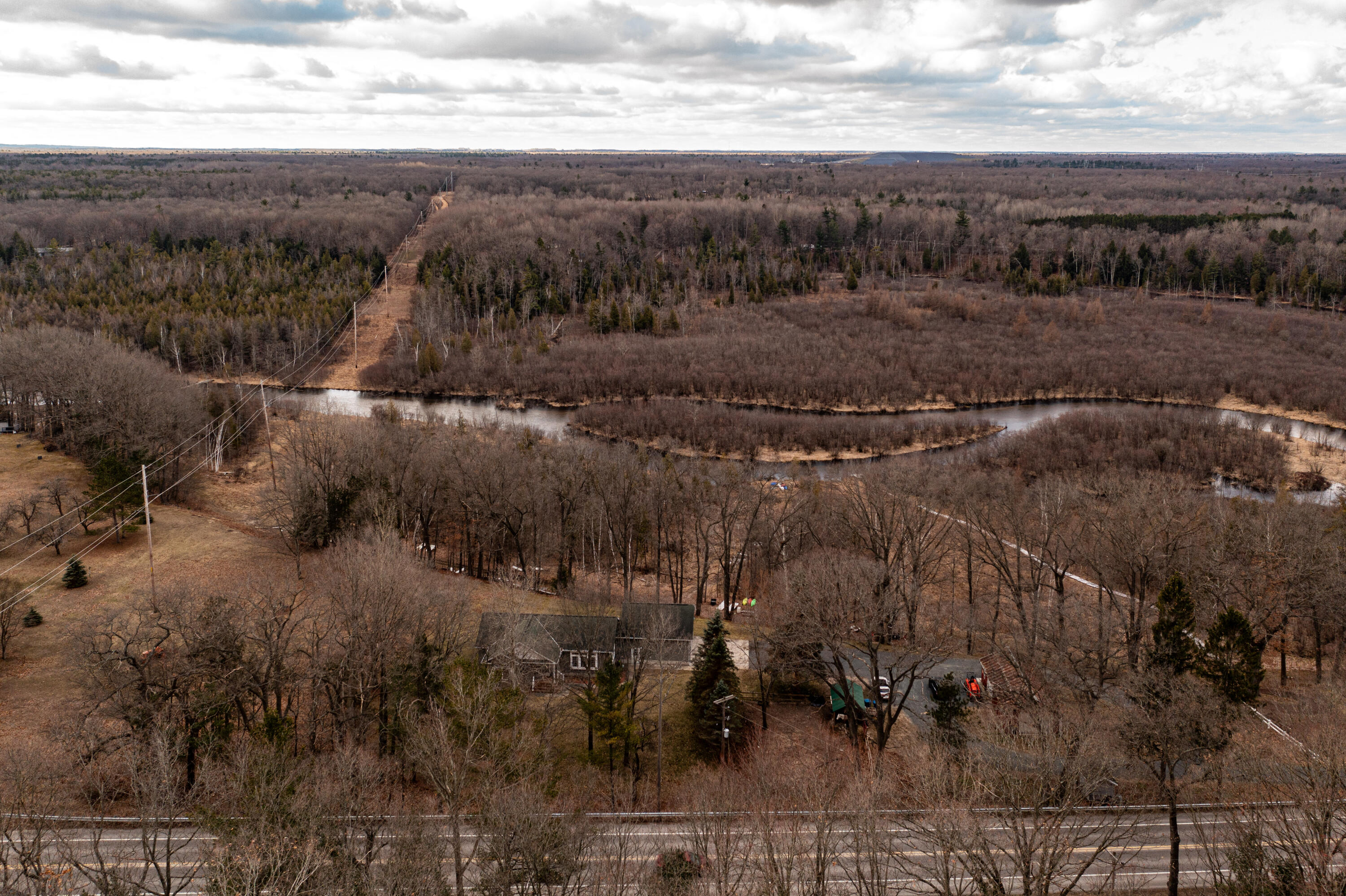 2315 Stronach Road Manistee, MI 49660 - Photo 25 of 37 View from Stronach Rd.