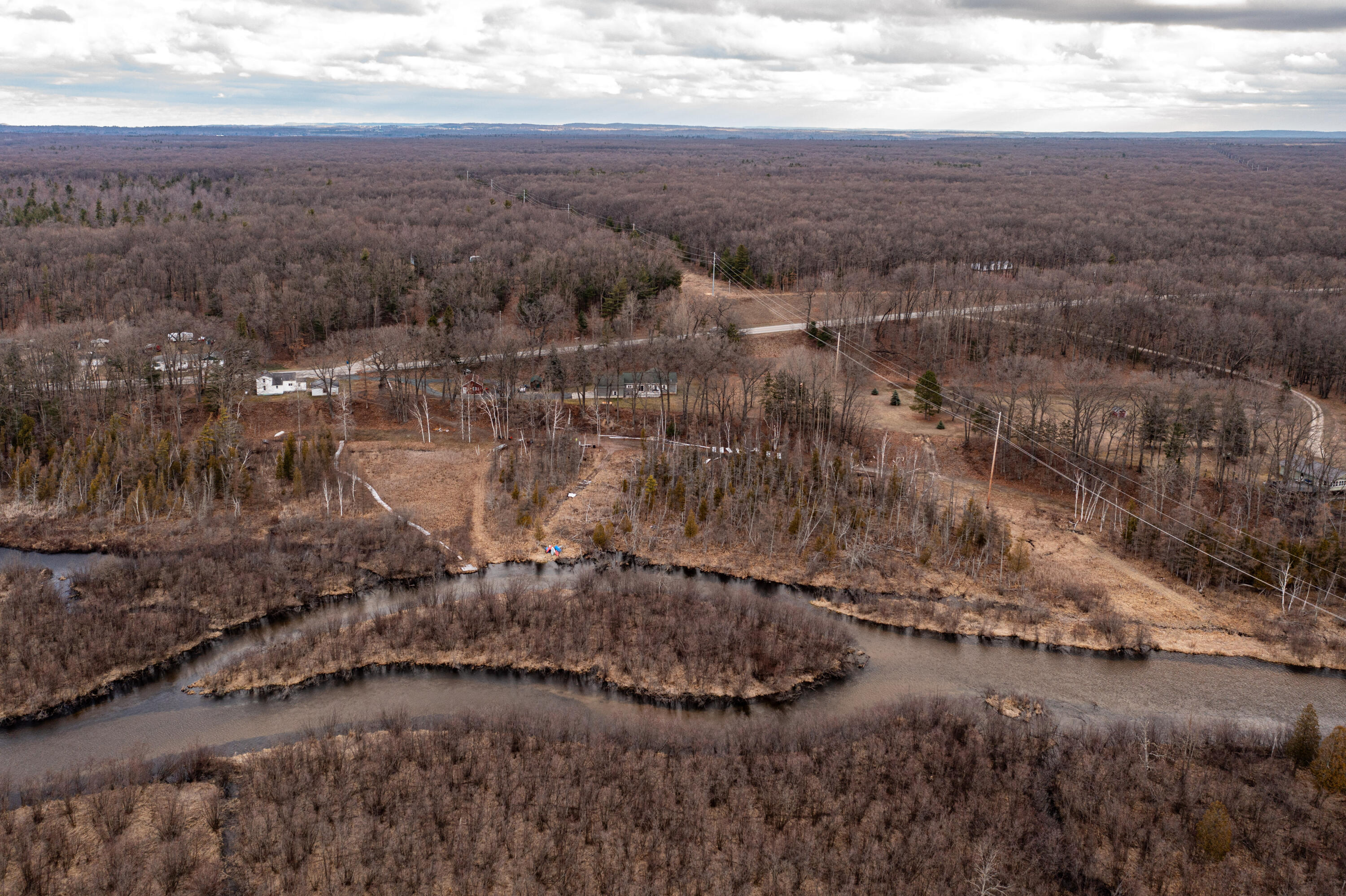 2315 Stronach Road Manistee, MI 49660 - Photo 26 of 37 View from river to home