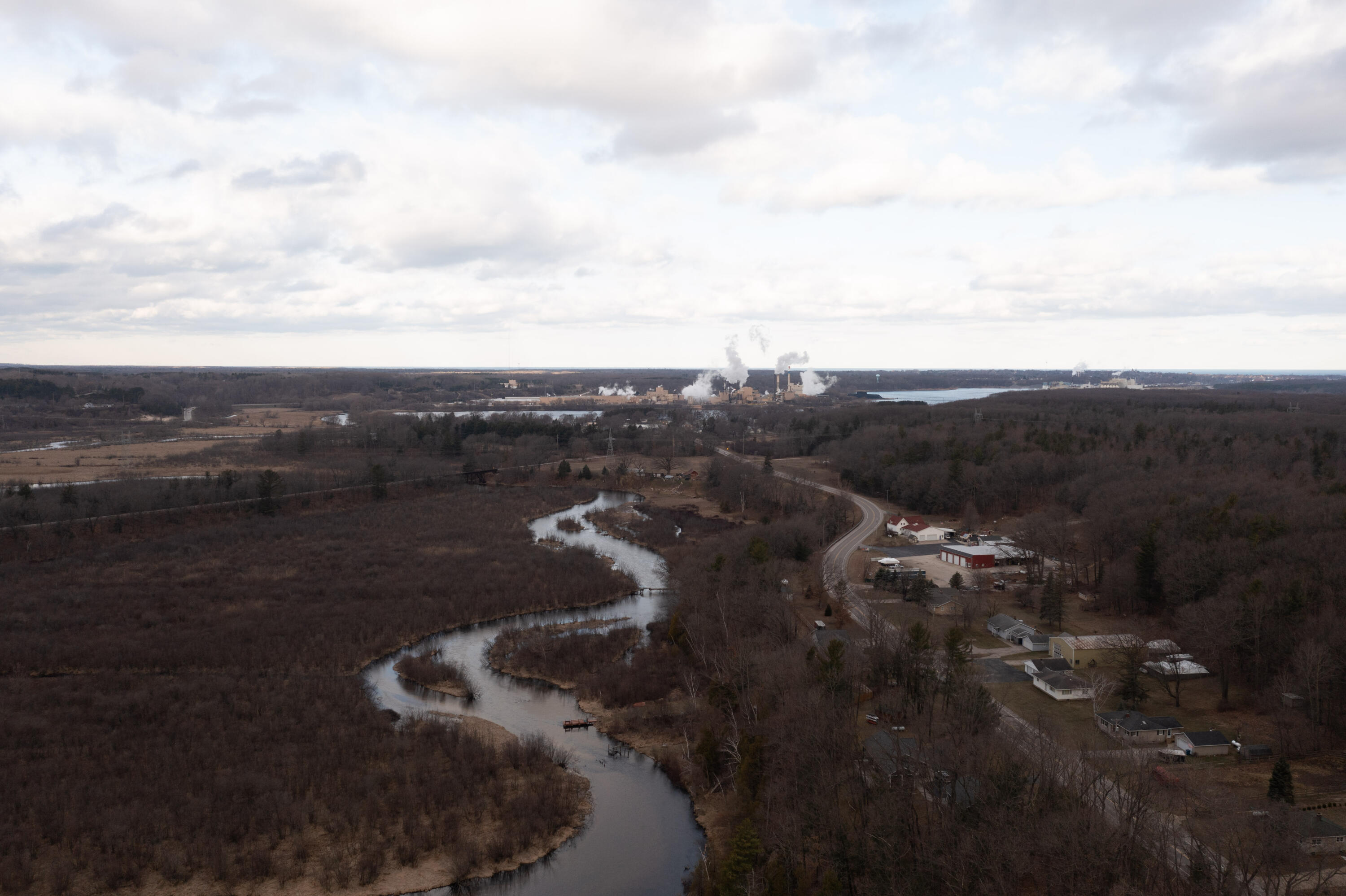 2315 Stronach Road Manistee, MI 49660 - Photo 6 of 37 View of Manistee Lake