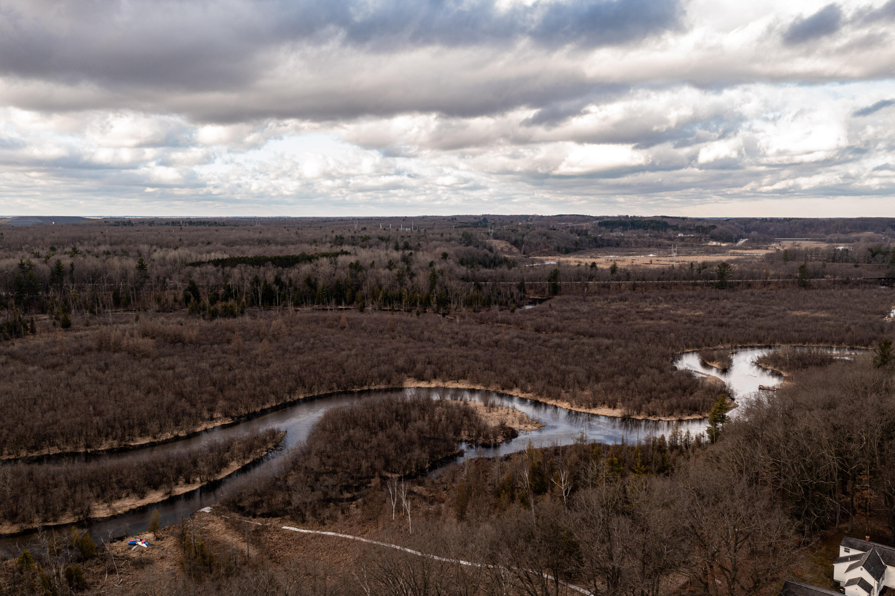 2315 Stronach Road Manistee, MI 49660 - Photo 8 of 37 View of Beautiful Manistee River!