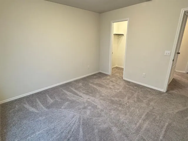 an empty room with a natural light