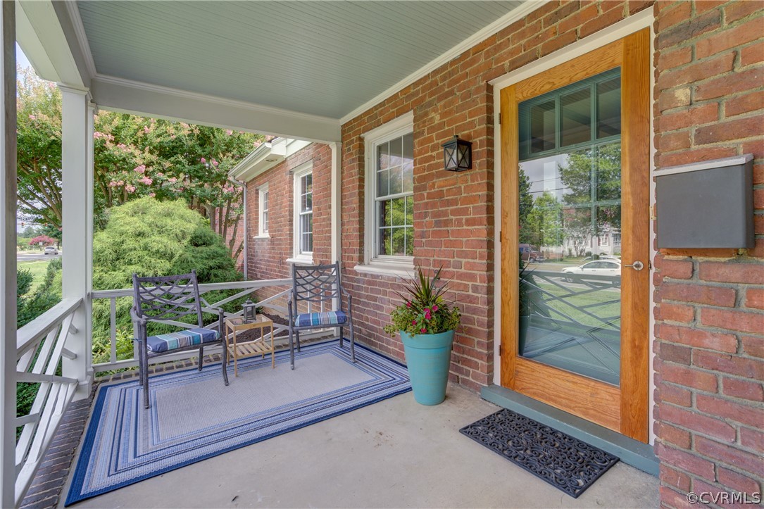 4531 Brook Road Richmond, VA 23227 - Photo 3 of 48 Wonderful front sitting porch with chippendale rai