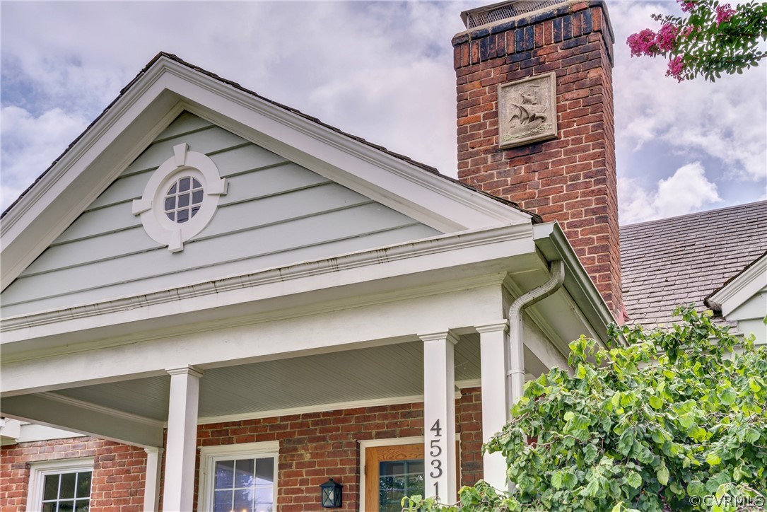 4531 Brook Road Richmond, VA 23227 - Photo 46 of 48 Love the detail of the ship motif on the chimney.