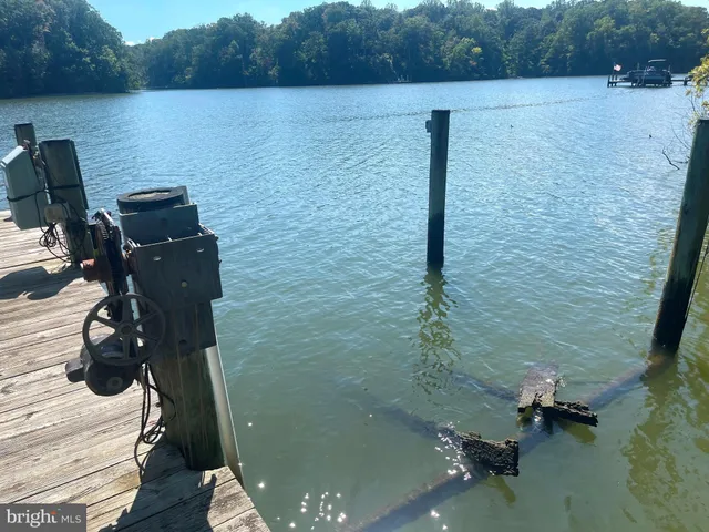 a view of a lake from a balcony