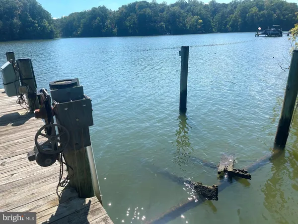 a view of a lake from a balcony