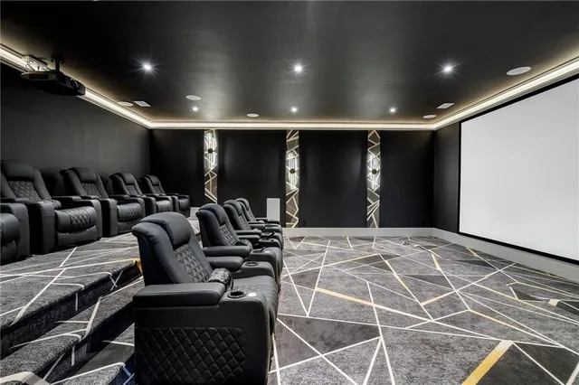 a view of a room with furniture and window