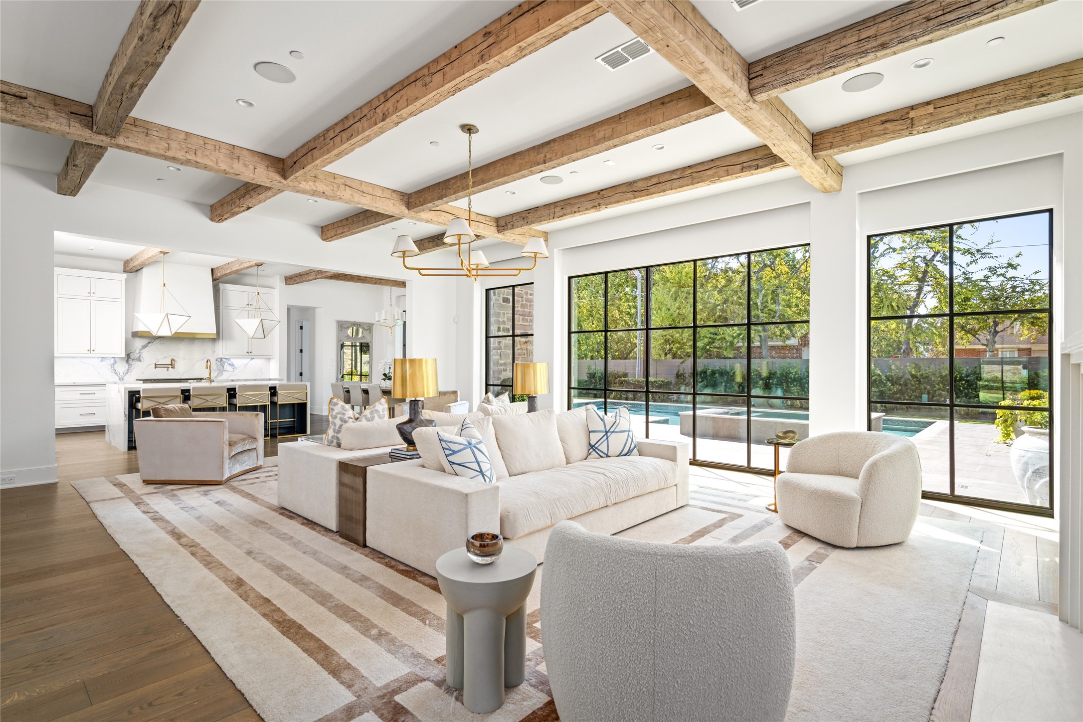 811 Creek Wood Way Houston, TX 77024 - Photo 8 of 49 a living room with furniture and a large window