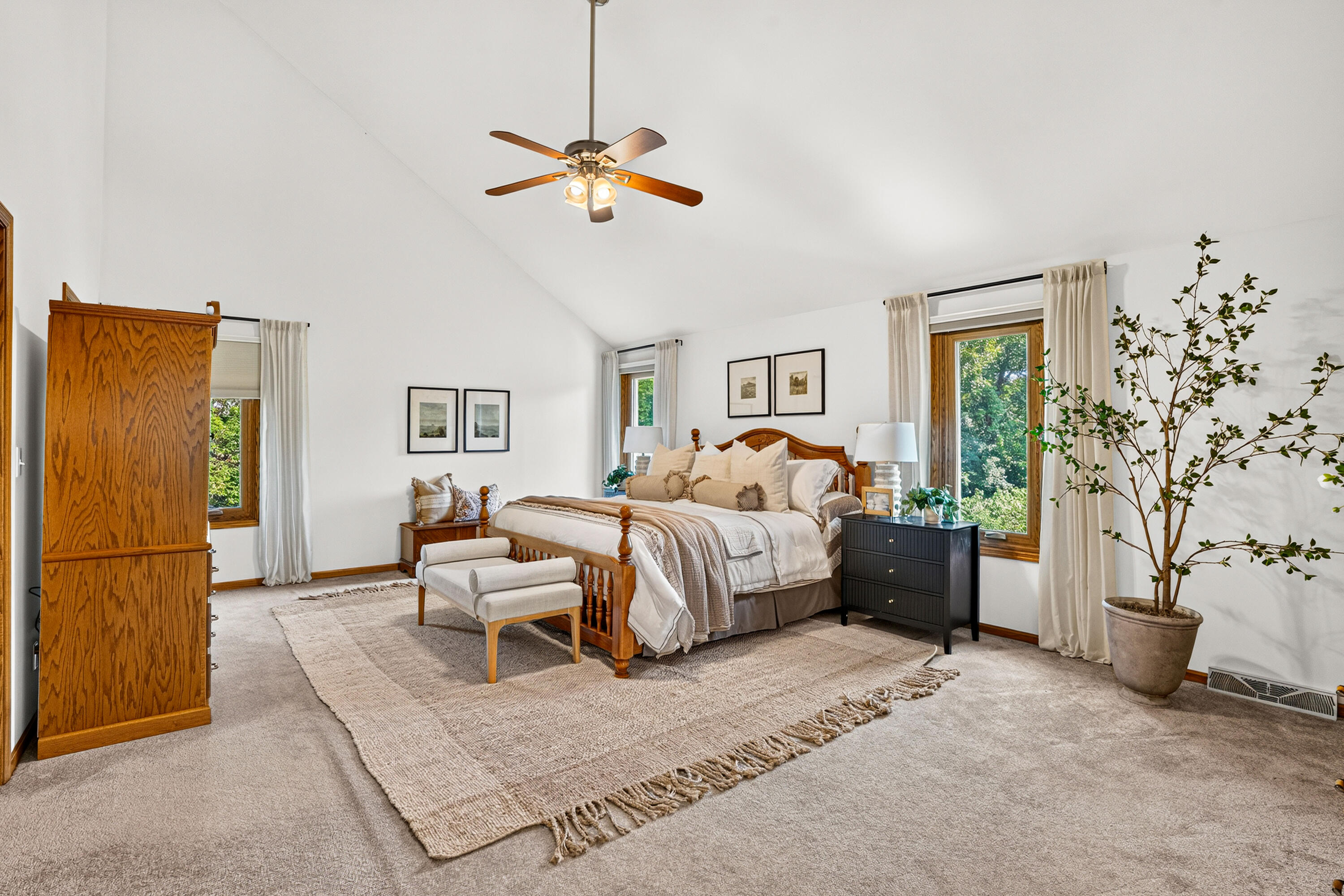 17445 St James Road Brookfield, WI 53045 - Photo 26 of 49 Master w/ Vaulted Ceilings