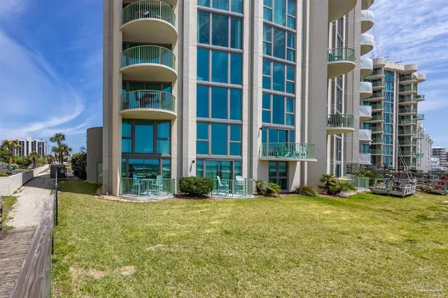 a view of a city with tall buildings