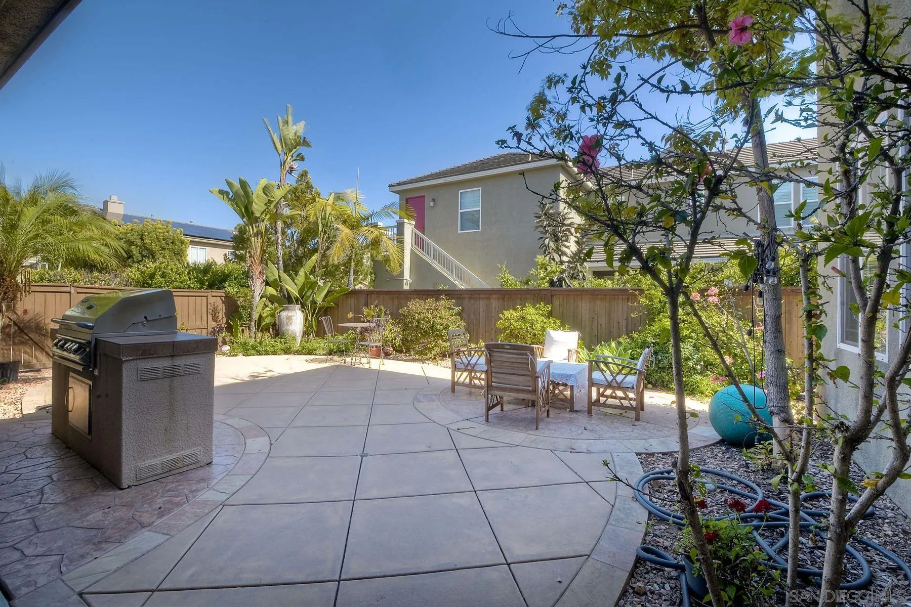 17161 Ralphs Ranch Road San Diego, CA 92127 - Photo 22 of 24 a view of a backyard with sitting area