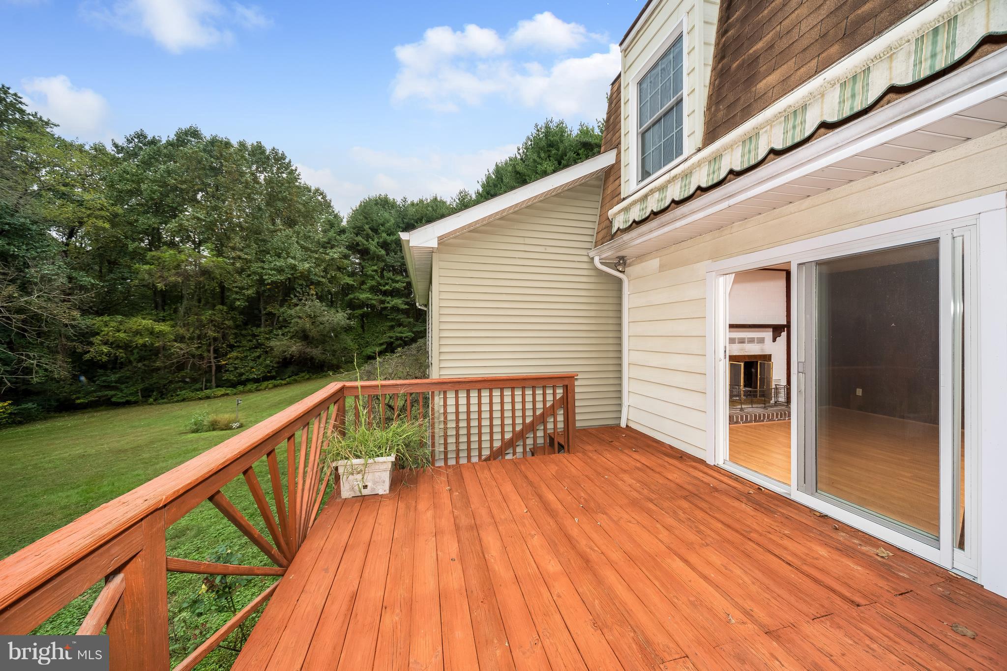 13500 Fork Road Baldwin, MD 21013 - Photo 22 of 29 Rear deck overlooking large and private backyard