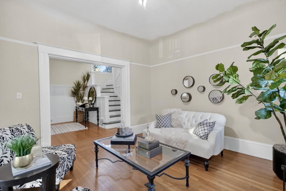 811 18th Street Sacramento, CA 95811 - Photo 11 of 71 a living room with furniture and wooden floor