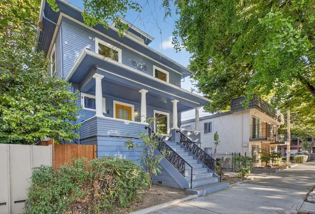 a view of front door and porch