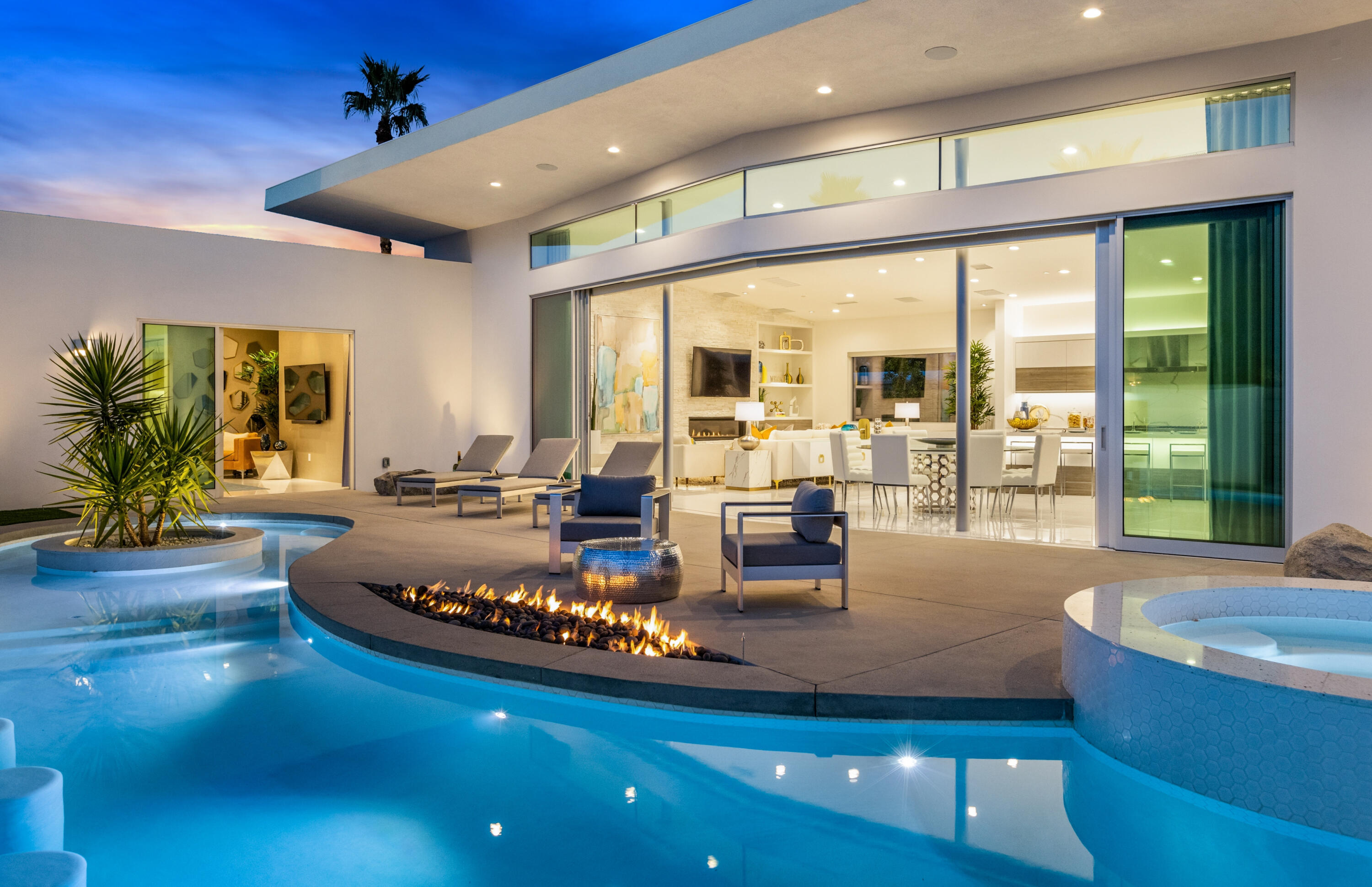 2696 Anza Trail Palm Springs, CA 92264 - Photo 95 of 99 a living room with furniture and a large window