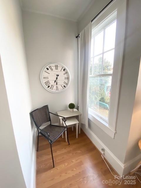 823 Central Avenue Charlotte, NC 28204 - Photo 11 of 14 a work room with a window and a chair