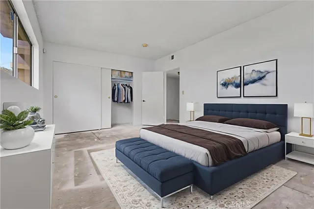 a view of a room with an entryway