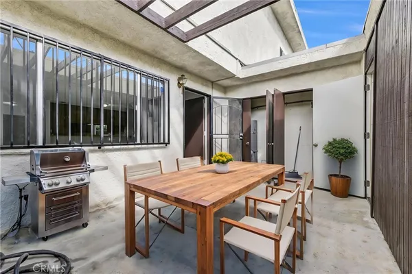 a view of a house with a patio
