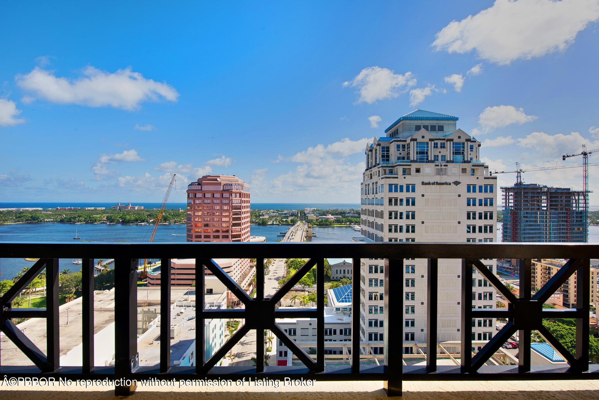 801 South Olive Avenue, Unit 903 West Palm Beach, FL 33401 - Photo 41 of 55 a view of a balcony with furniture