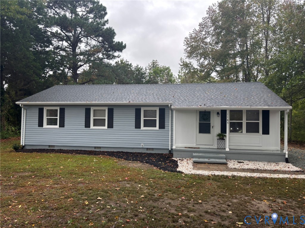 1185 Erica Road Montross, VA 22520 - Photo 1 of 32 Ranch-style house featuring crawl space, a porch,