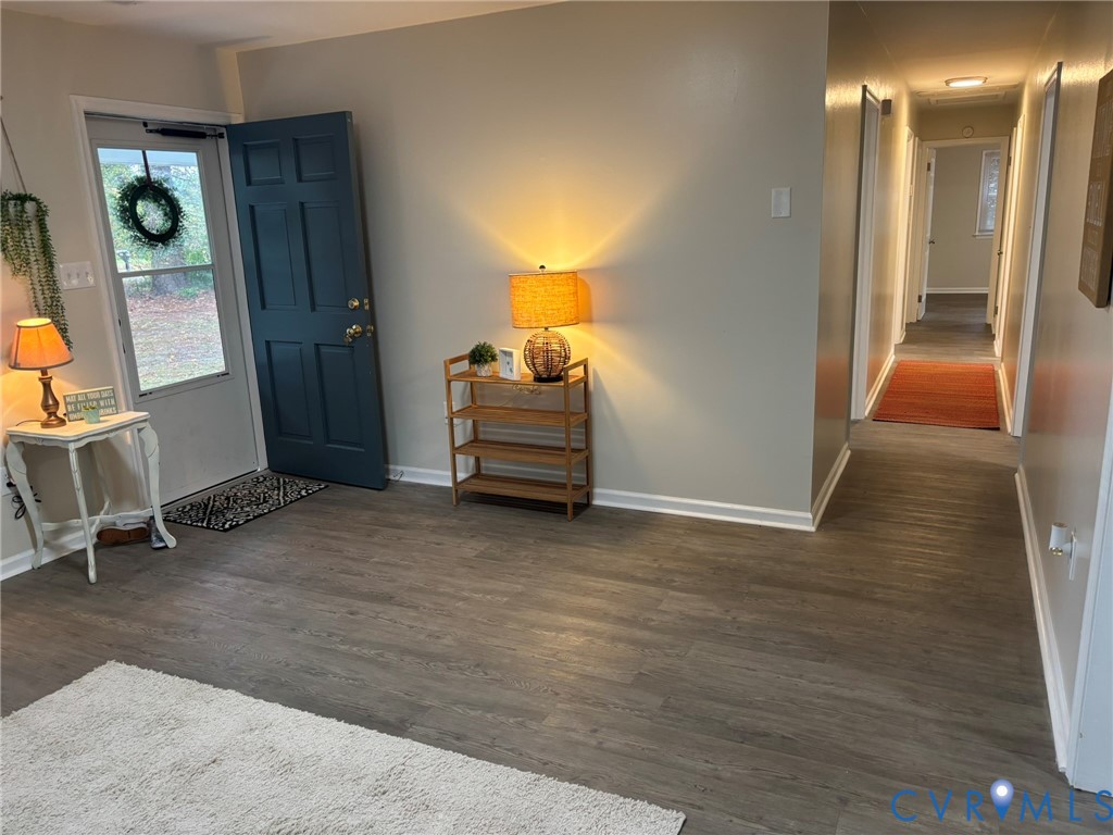 1185 Erica Road Montross, VA 22520 - Photo 8 of 32 Entrance foyer featuring dark wood-style floors