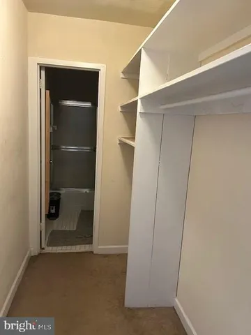 a view of closet area