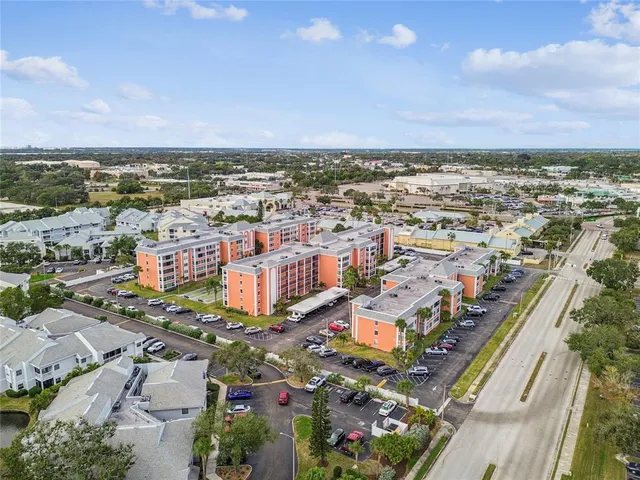 an aerial view of a city with lots of residential buildings