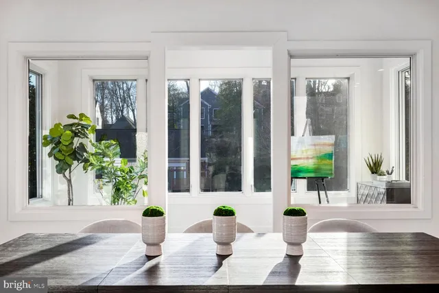 a living room with furniture and window