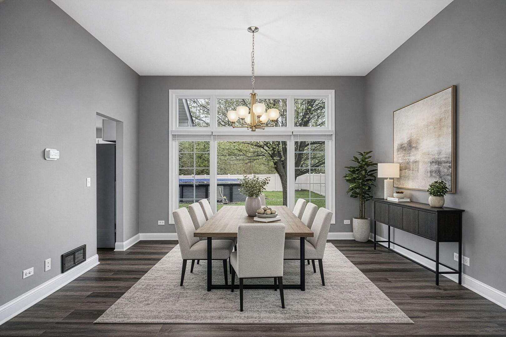 740 Countryside Drive Bolingbrook, IL 60490 - Photo 4 of 29 a view of a dining room with furniture window and wooden floor