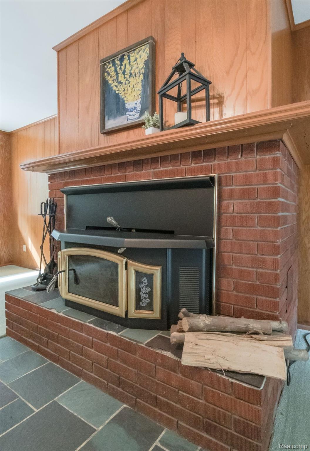 3925 Welch Road Attica, MI 48412 - Photo 21 of 40 Wood burning insert to heat the home, if desired