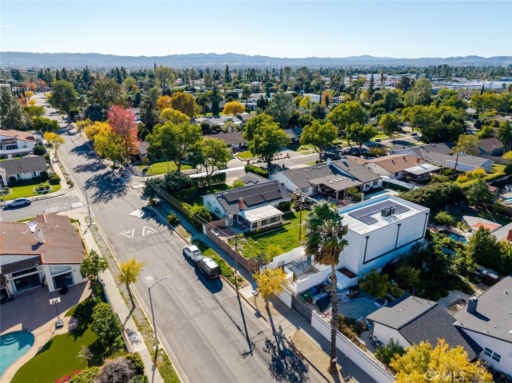 18301 Minnehaha Street Porter Ranch, CA 91326 - Photo 6 of 32 an aerial view of a city with lots of residential buildings